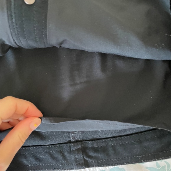 Abercrombie Black Faux-Suede Button-Up Mini Skirt Size XS - Picture 8 of 14